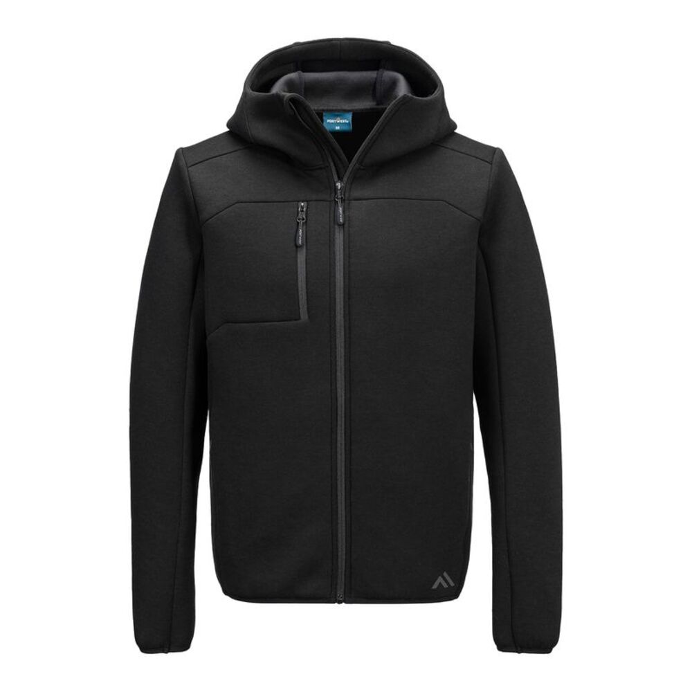 Portwest Mens KX3 Sport Full Zip Hoodie / Black